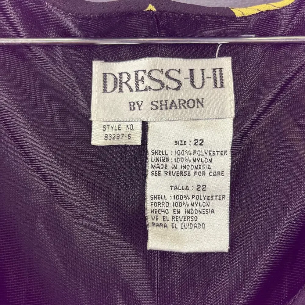 Dress-U II Sharon Maxi Dress and Cardigan Womens Size 22 Black Gold Goth Cottage